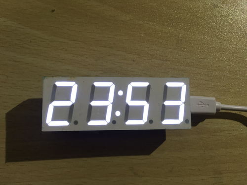 0.8寸led電子時鐘