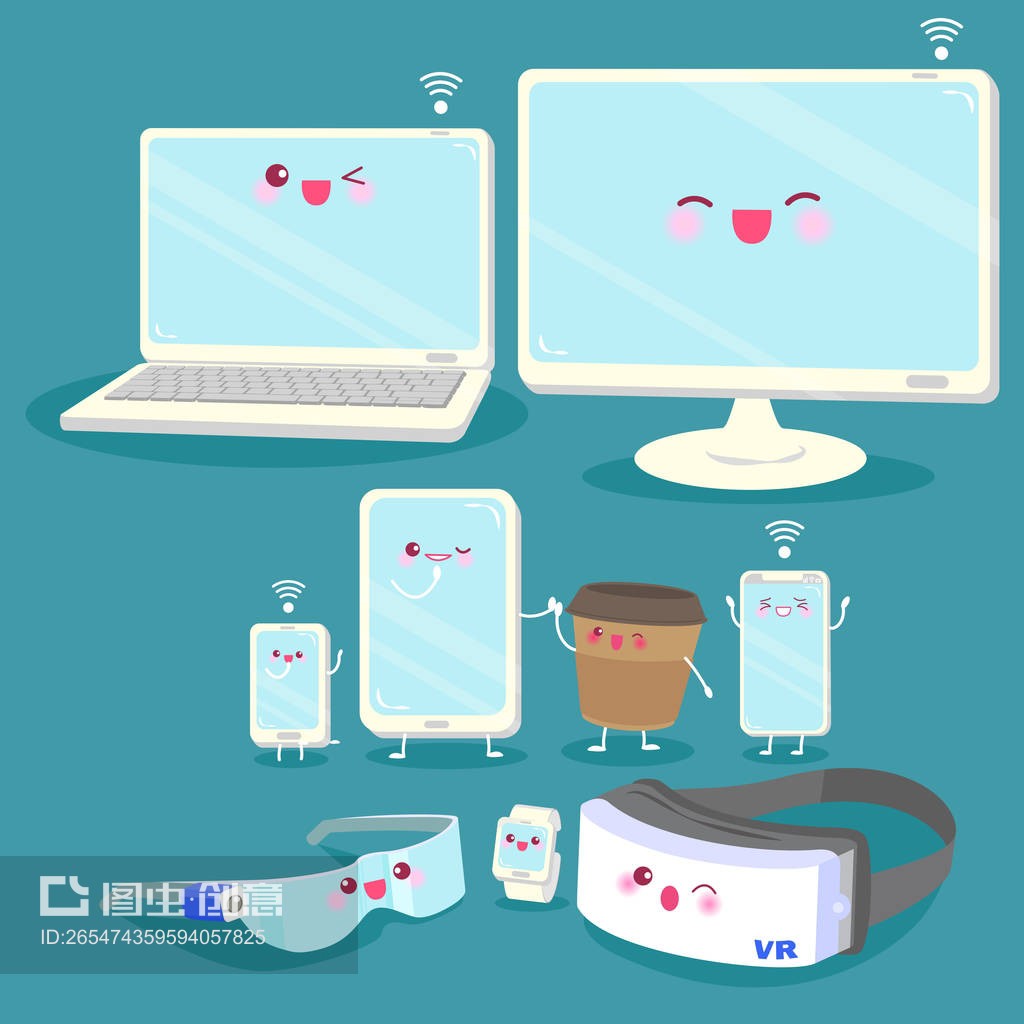 卡通3c電子產品cartoon 3c electronic products